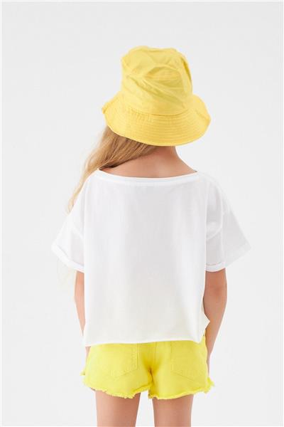 Patrizia Pepe Kız Çocuk Beyaz Crop
