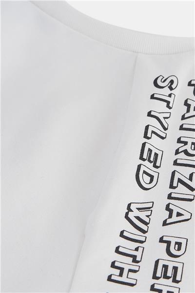 Patrizia Pepe Kız Çocuk Beyaz Sweatshirt