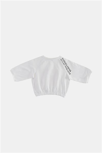 Patrizia Pepe Kız Çocuk Beyaz Sweatshirt