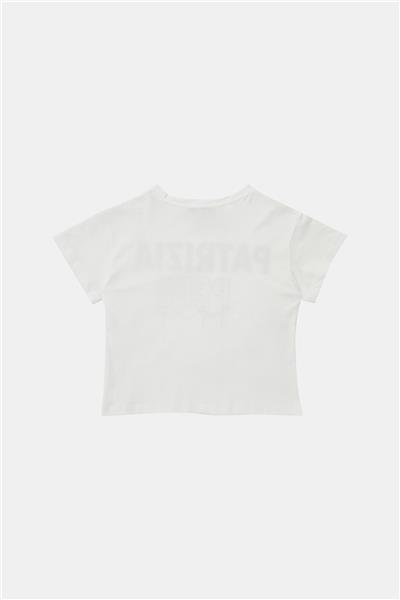 Patrizia Pepe Kız Çocuk Beyaz T-Shirt