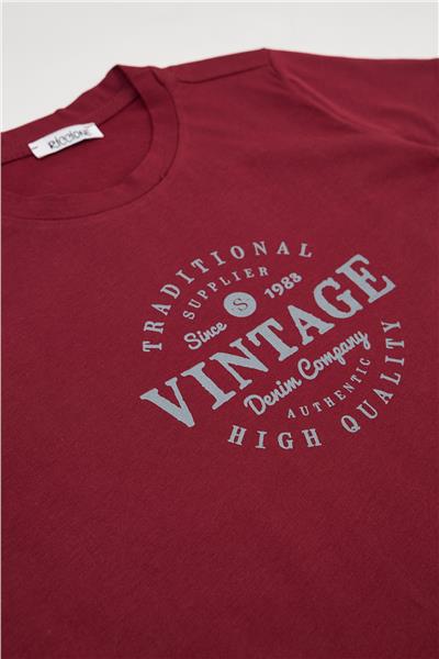 Riccione Erkek Çocuk Bordo T-Shirt
