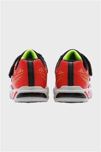 Skechers Erkek Bebek Kırmızı Siyah Ayakkabı