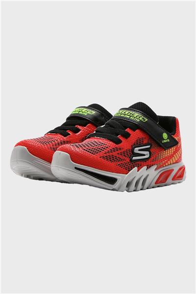 Skechers Erkek Bebek Kırmızı Siyah Ayakkabı