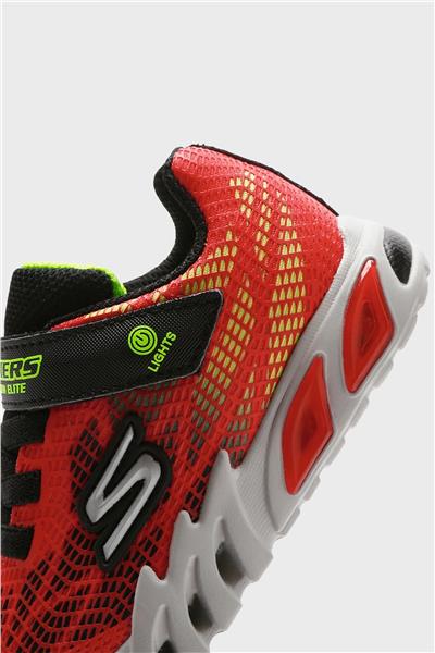 Skechers Erkek Bebek Kırmızı Siyah Ayakkabı
