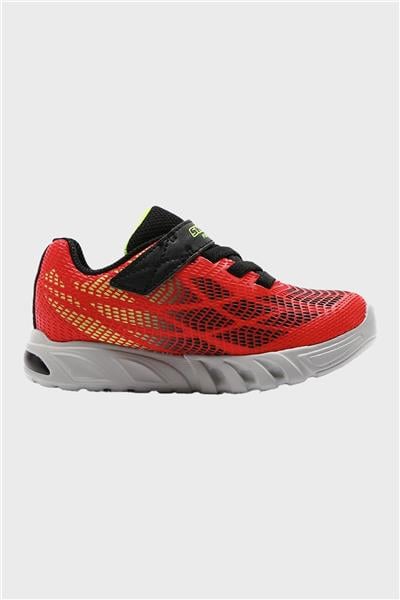 Skechers Erkek Bebek Kırmızı Siyah Ayakkabı