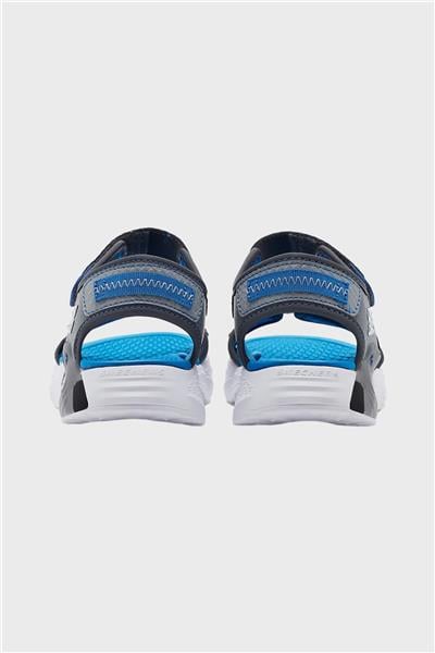 Skechers Erkek Çocuk Gri Mavi Sandalet