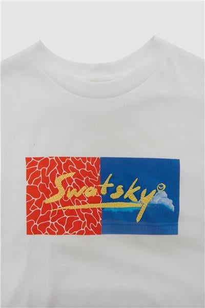 Swatsky Erkek Çocuk Bej T-Shirt