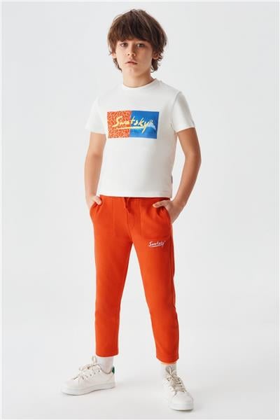Swatsky Erkek Çocuk Bej T-Shirt