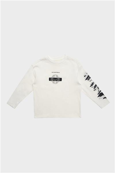 Swatsky Erkek Çocuk Beyaz T-Shirt