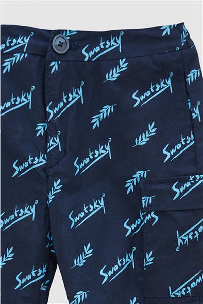 Swatsky Erkek Çocuk Desenli Şort
