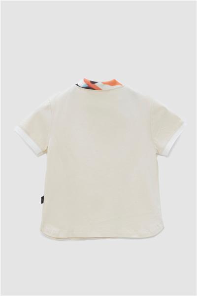 Swatsky Erkek Çocuk Ekru T-Shirt