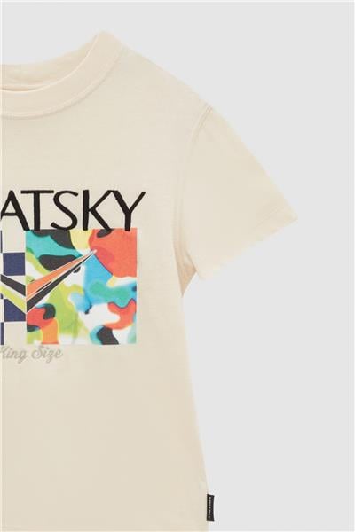 Swatsky Erkek Çocuk Ekru T-Shirt