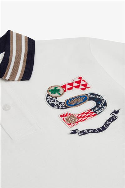 Swatsky Erkek Çocuk Ekru Tshirt