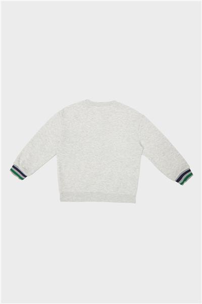 Swatsky Erkek Çocuk Gri Melanj S-Shirt