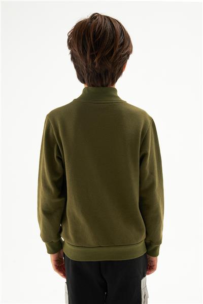 Swatsky Erkek Çocuk Haki Sweatshirt