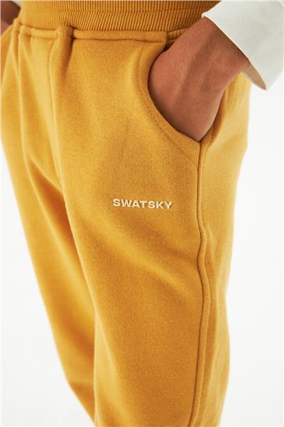 Swatsky Erkek Çocuk Kahve Eşofman Altı