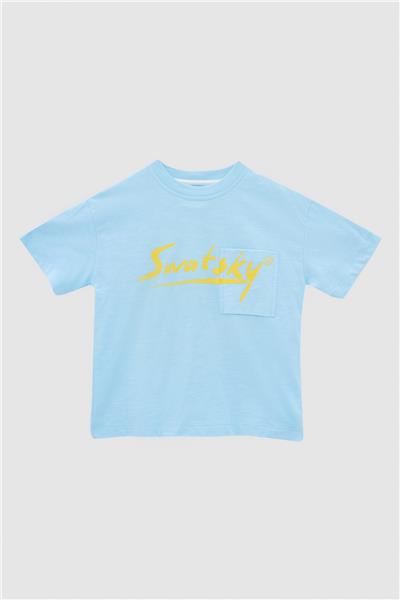 Swatsky Erkek Çocuk Mavi T-Shirt