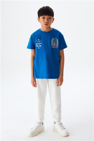 Swatsky Erkek Çocuk Mavi Tshirt