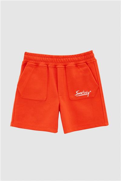 Swatsky Erkek Çocuk Oranj Şort