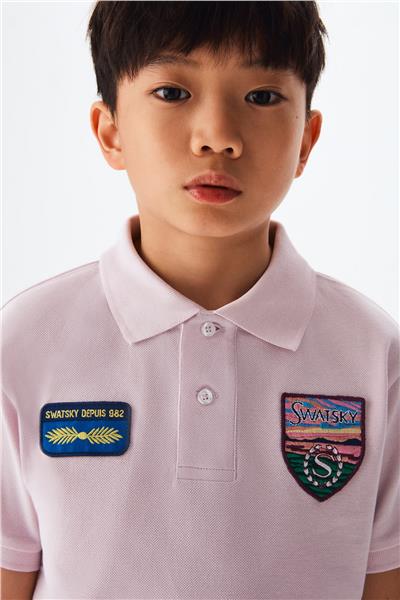 Swatsky Erkek Çocuk Pembe Tshirt