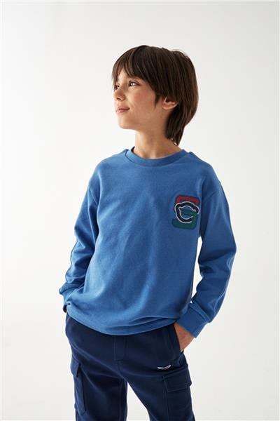 Swatsky Erkek Çocuk Saks T-Shirt