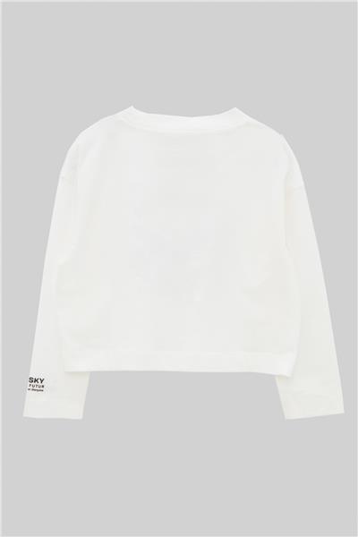 Swatsky Kız Çocuk Beyaz T-Shirt