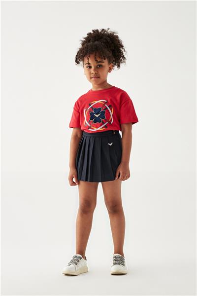Swatsky Kız Çocuk Bordo T-Shirt