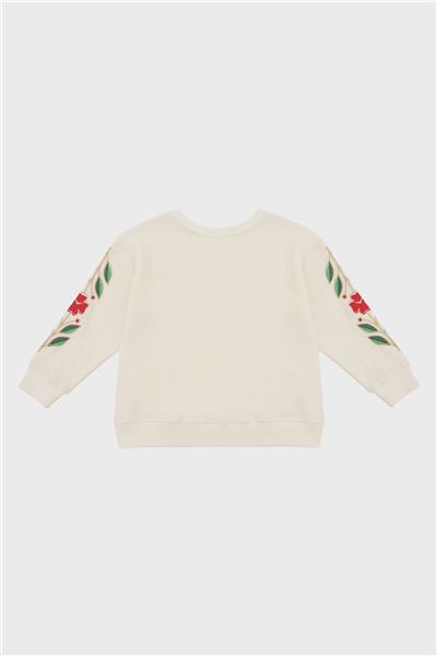Swatsky Kız Çocuk Ekru Sweatshirt