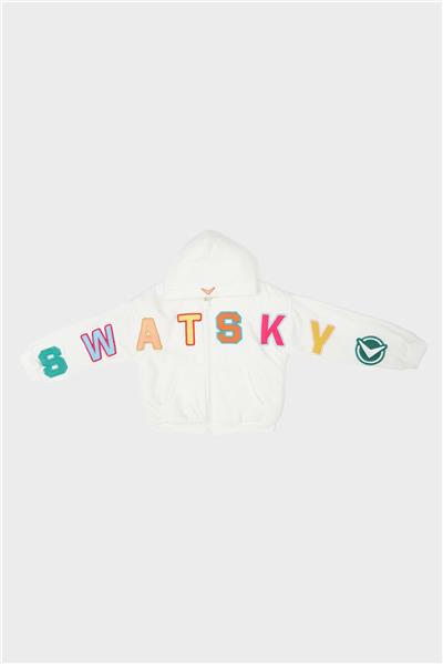 Swatsky Kız Çocuk Ekru Sweatshirt