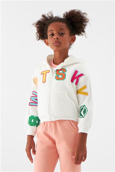 Swatsky Kız Çocuk Ekru Sweatshirt