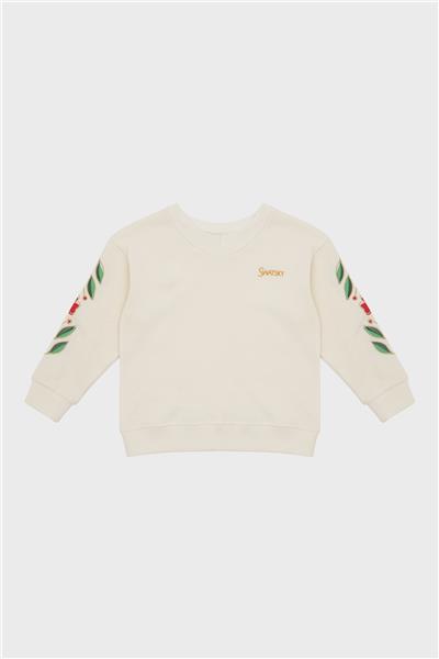 Swatsky Kız Çocuk Ekru Sweatshirt