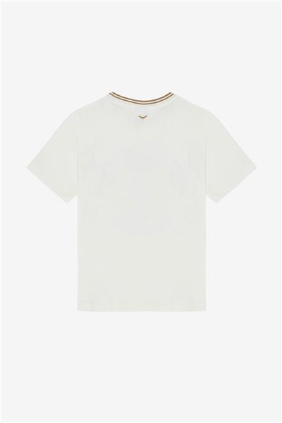 Swatsky Kız Çocuk Kırık Beyaz Tshirt