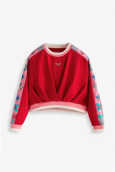 Swatsky Kız Çocuk Koyu Pembe Sweatshirt