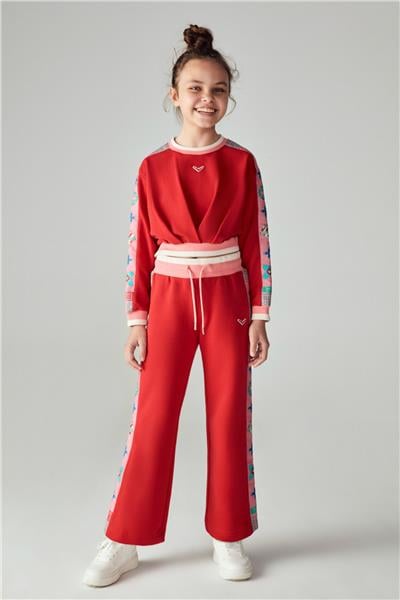 Swatsky Kız Çocuk Koyu Pembe Sweatshirt