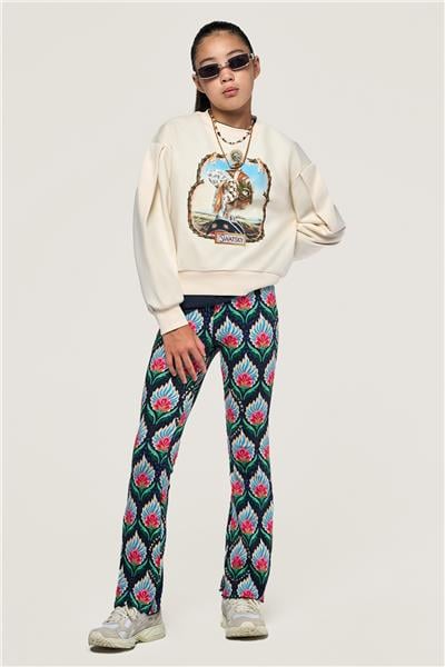 Swatsky Kız Çocuk Krem Sweatshirt