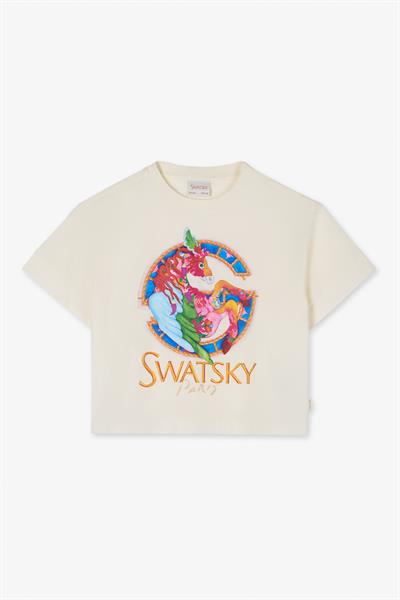 Swatsky Kız Çocuk Krem TshirtSwatsky Kız Çocuk Krem Tshirt