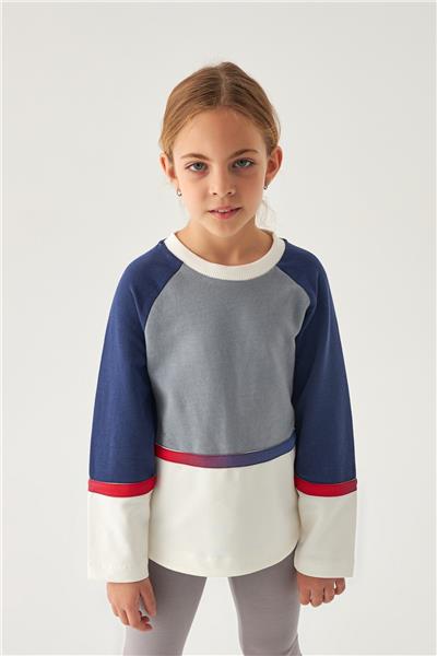 Swatsky Kız Çocuk Lacivert T-Shirt