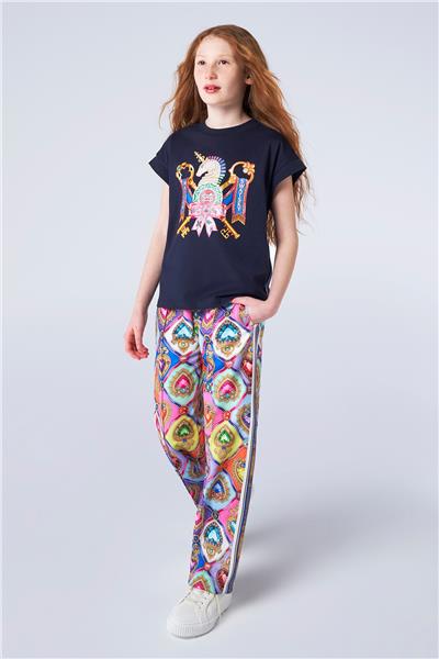Swatsky Kız Çocuk Lacivert T-Shirt