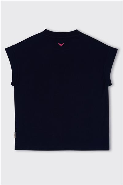 Swatsky Kız Çocuk Lacivert T-Shirt
