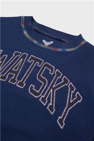 Swatsky Kız Çocuk Lacivert T-Shirt