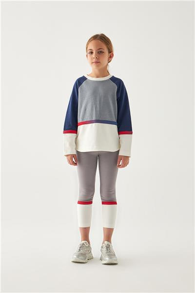 Swatsky Kız Çocuk Lacivert T-Shirt