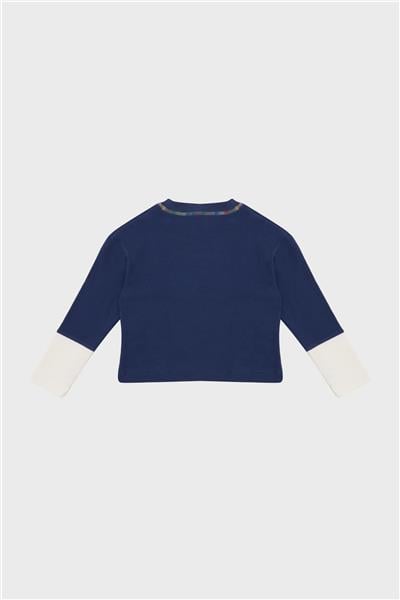 Swatsky Kız Çocuk Lacivert T-Shirt