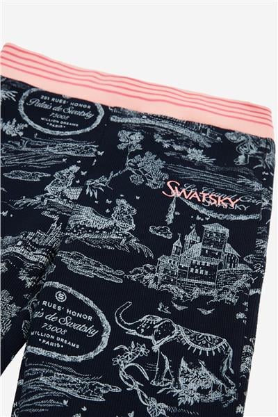 Swatsky Kız Çocuk Lacivert Tayt