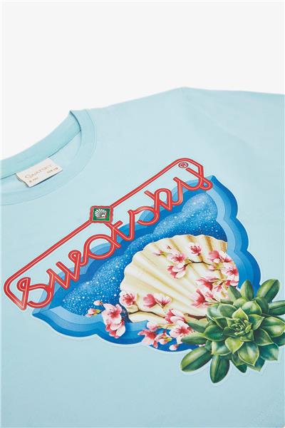Swatsky Kız Çocuk Mavi Tshirt