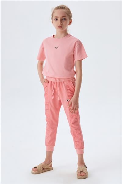 Swatsky Kız Çocuk Pembe Eşofman Altı