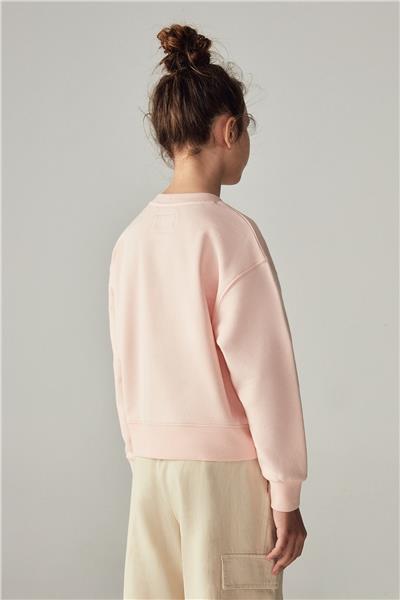 Swatsky Kız Çocuk Pembe Sweatshirt