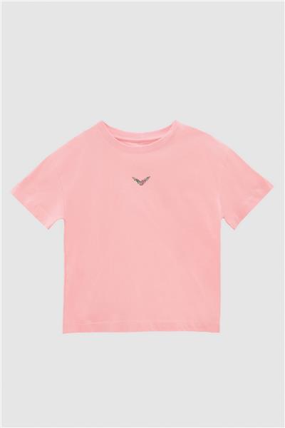 Swatsky Kız Çocuk Pembe T-Shirt