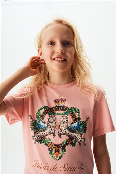 Swatsky Kız Çocuk Pembe Tshirt