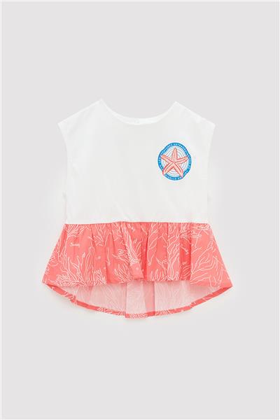 Swatsky Kız Çocuk Renkli T-Shirt