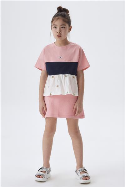 Swatsky Kız Çocuk Renkli T-Shirt